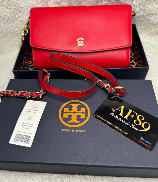 Brand New - Tory Burch Parker Chain Wallet Crossbody